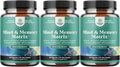 Advanced Brain Supplement for Memory and Focus - Nootropics Brain Support Supplement with Memory and Focus Vitamins for Adults of All Ages - for Brain Fog Clarity Energy and Recall - 3 Pack
