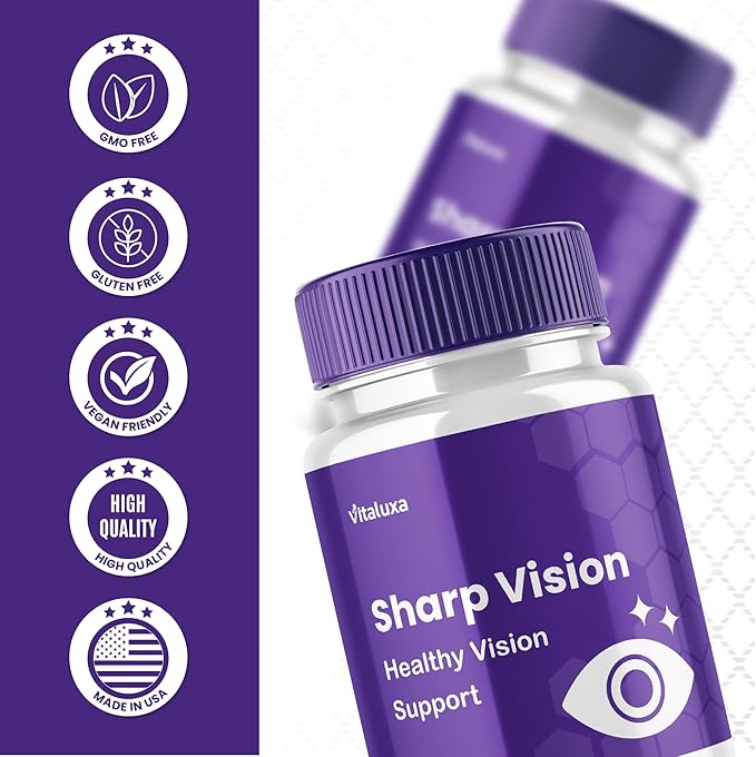 (5 Pack) Sharp Vision Eye Supplement Sharpe Vision Capsules for Advanced Healthy Eyesight Retina Support Formula SharpVision Pills Clear Eyes Sharper Vision Improvement Vitamins Formula (300 Ct)