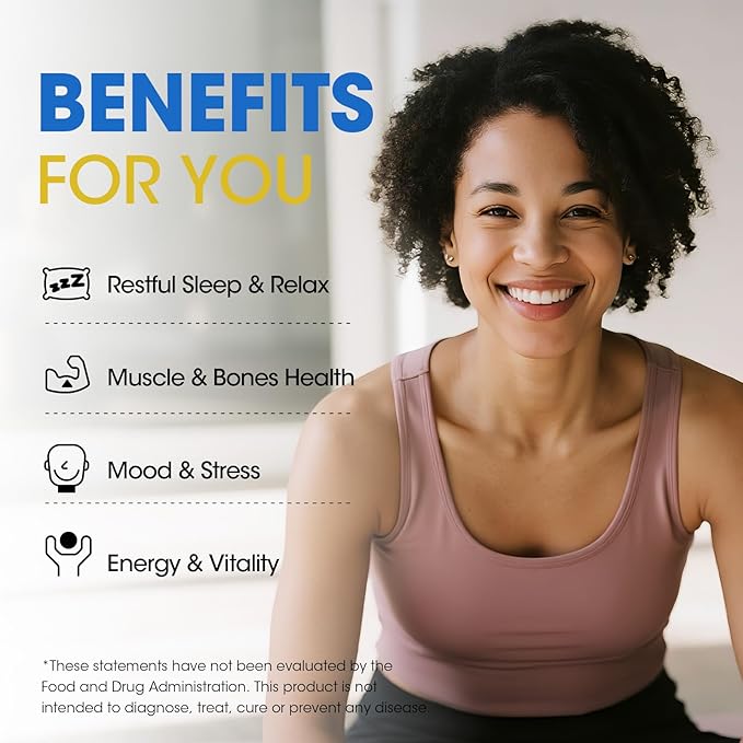 Magnesium Glycinate Capsules Magnesium Bisglycinate 100% Chelated Maximum Absorption Gentle on Stomach Small Easy to Swallow Supports Restful Sleep Muscle Bone Health