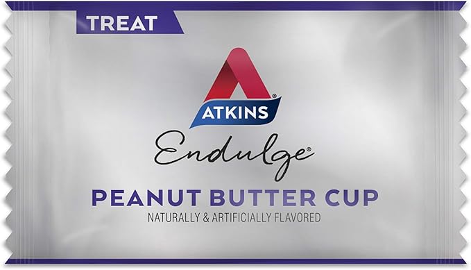 Atkins Creamy Cinnamon Swirl Protein Shake 15g Protein 12 Count and Atkins Endulge Peanut Butter Cups 20 Count Bundle