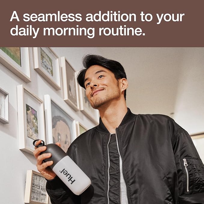 Huel Black Edition Bundle | Chocolate 40g Vegan Protein Powder + Shaker Bottle | Nutritionally Complete Meal | 27 Vitamins and Minerals Gluten Free | Lockable Lid to Avoid Spills | BPA Free