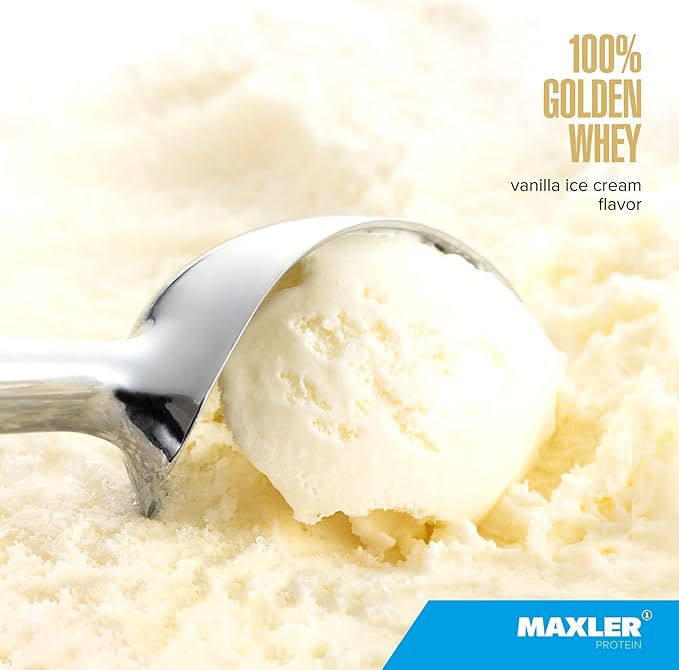 Maxler 100% Golden Whey Vanilla Ice Cream &amp Rich Chocolate Bundle