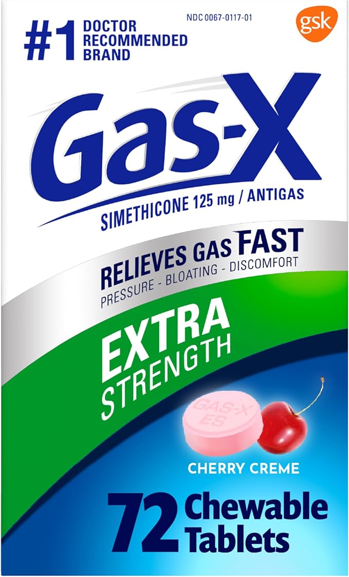 Ensure Max Protein Nutrition Shake with 30g Protein &amp Gas-X Extra Strength Chewable Gas Relief Tablets with Simethicone 125 mg 72 Count