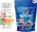 BariatricPal 30-Day Bariatric Vitamin Bundle (Multivitamin ONE 1 per Day! with 45mg Iron Chewable - Orange Citrus and Calcium Citrate Soft Chews 500mg with Probiotics - Blue Raspberry)