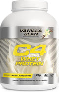 Cellucor C4 Whey Protein Powder Vanilla Bean - 25g Protein 0g Added Sugar 130 Calories Per Serving Supports Muscle Recovery 66 Servings Premium Whey for Post-Workout