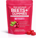 Beets+ Gummies - Beet Root Powder with Grape Seed Extract &amp Vitamin C Nitric Oxide Support Formula for Circulation &amp Cardiovascular Wellness Sugar-Free Dietary Supplement - 60 Gummies