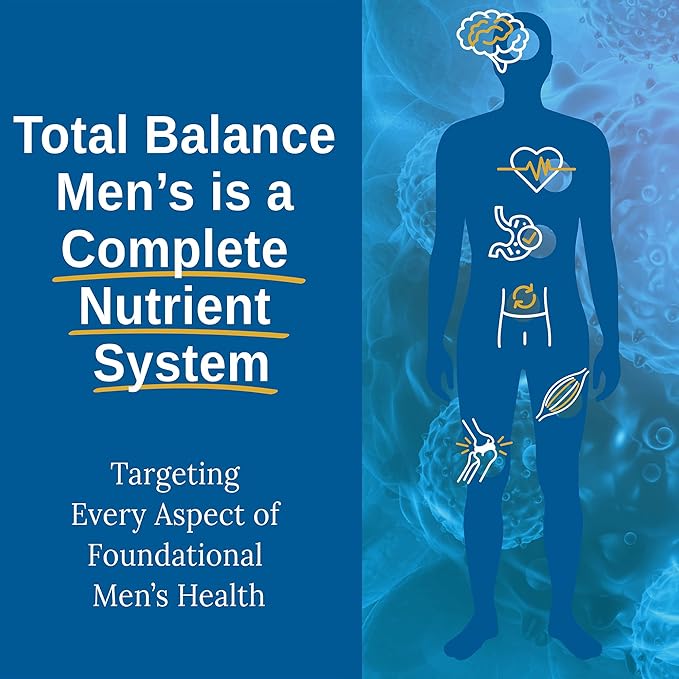 Xtendlife Total Balance Men’s Multivitamin for Immune Heart Digestive &amp Cellular Health - Daily Support - 70+ Nutrients &amp Minerals - 30 Day Supply