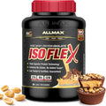 ALLMAX ISOFLEX Pure Whey Isolate Protein Powder - Gluten Free Low Lactose Sugar-Free - High-Protein Clean Keto-Friendly Pre Post Workout Supplement Women and Men | Chocolate Peanut Butter 5lb
