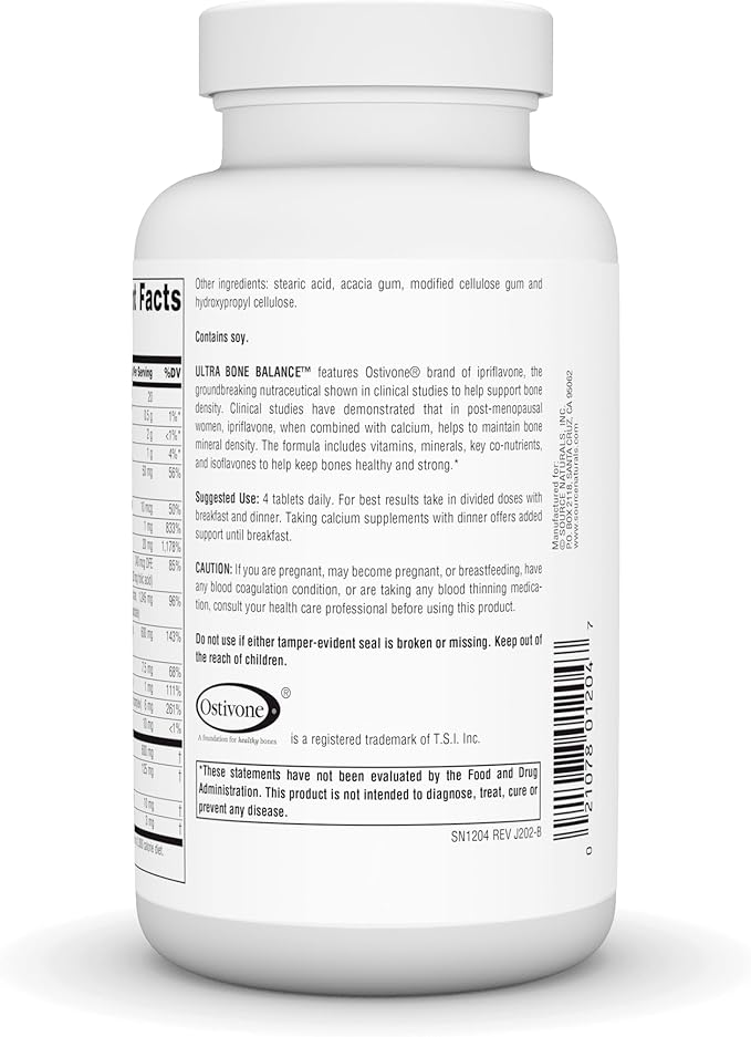 Source Naturals Ultra Bone Balance (Eternal Woman) 120 Tablets