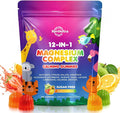 Magnesium Complex 12 in 1 - Magnesium Gummies 700mg with Glycinate Citrate Malate Oxide Taurate &amp More - Support Relaxation Muscle Function Nerve &amp Bone Health - Sugar Free Mixed Fruit 1