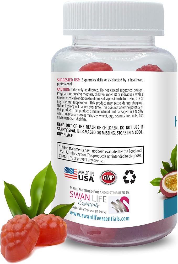 Delicious Daily Beauty Boost - HAIR SKIN &amp NAILS GUMMIES - Vitamins A B C D E B-6 B-12 PABA Collagen biotin vitamins for hair skin and nails women Antioxidant 2 Bottles 120 Gummies