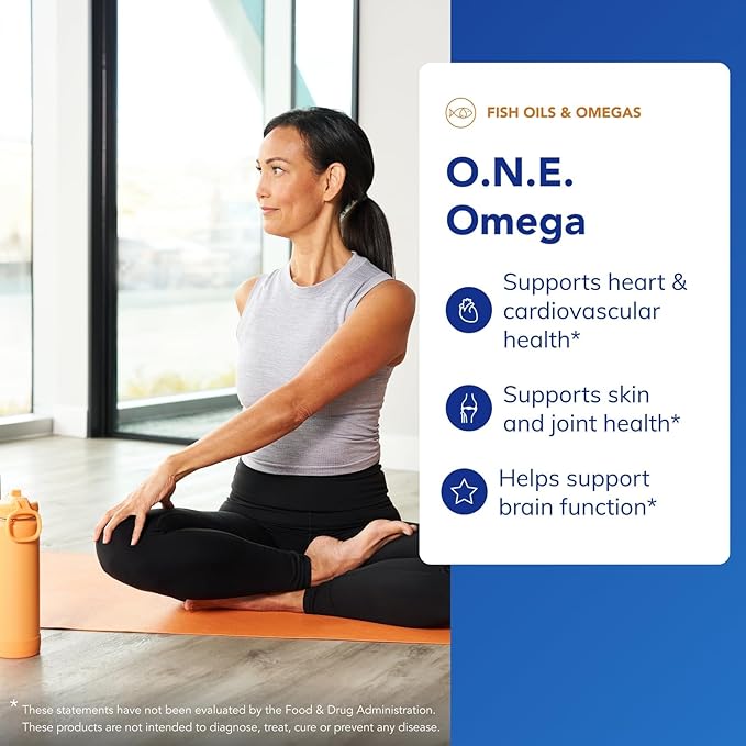 Pure Encapsulations O.N.E. Omega - Fish Oil Supplement for Heart Health Joints Skin Eyes and Cognition* - Fish Oil Concentrate with EPA and DHA - 30 Softgel Capsules