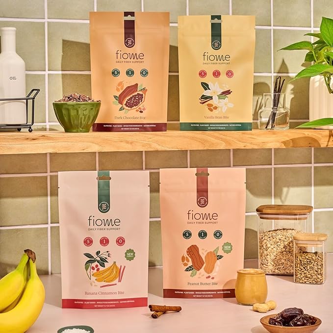 Fiber Bites - 5g Daily Fiber Supplement - Supports Regularity Digestion and Gut Health - All Natural Ingredients 30 Servings Vanilla Bean Flavor