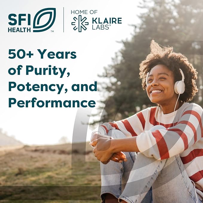 Klaire Labs SFI Health Pro-5 Probiotic - 25 Billion CFU High Dose Multispecies Gut Recolonization Support for Men &amp Women Hypoallergenic &amp Dairy-Free (60 Capsules)