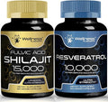 WELLNESS LABSRX Resveratrol Capsules with Shilajit Pure Himalayan Capsules | Bundle