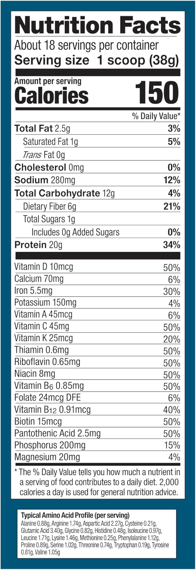 Vega All in One Nutrition Organic - 20g Plant-Based Pea Protein Berry 20 Servings Vitamins A &amp C Probiotics Greens Vegan Keto Gluten Free 24.3oz (Packaging May Vary)