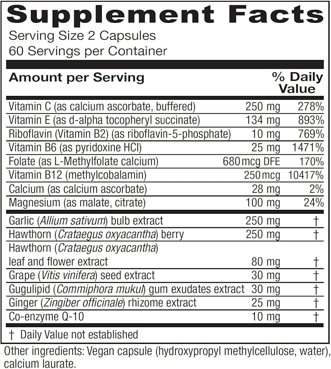 Vitanica CardioBlend Cardiovascular Support Vegan 120 Capsules