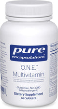 Pure Encapsulations O.N.E. Multivitamin - Once Daily Multivitamin with Antioxidant Complex Metafolin CoQ10 and Lutein to Support Vision Cognitive Function and Cellular Health* - 60 Capsules
