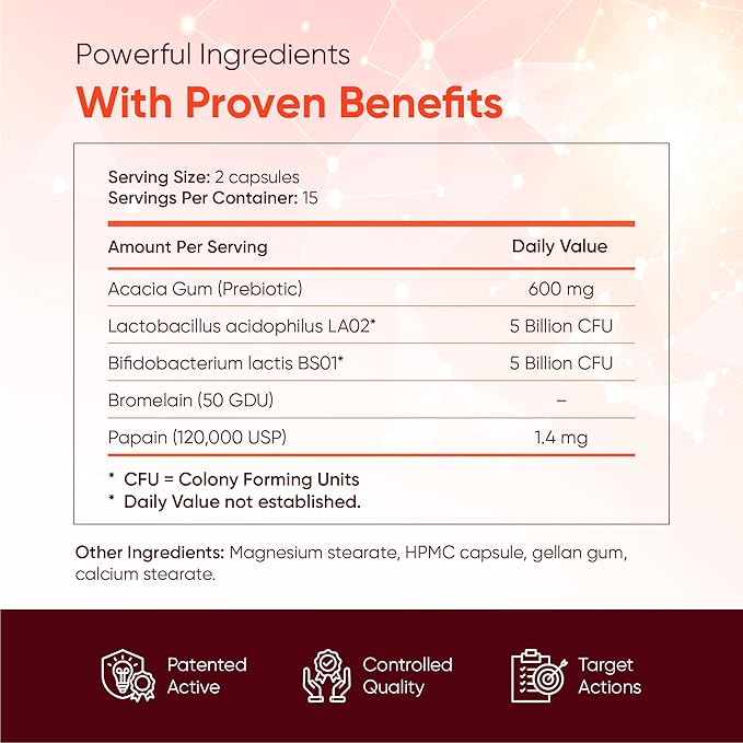 ERIC FAVRE Probiotics for Women Digestive Health – Triple Action with Prebiotics and Postbiotics Reduces Bloating &amp Gas – Vegan Probiotic Capsules – 30 Count