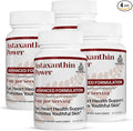 TURNER New Zealand Astaxanthin Power with UAF1000+ Anti-Aging Skin Eye Nerve Muscle Recovery Immune Support Antioxidant Supplement 12mg Astaxanthin 120 Servings 4 Bottles