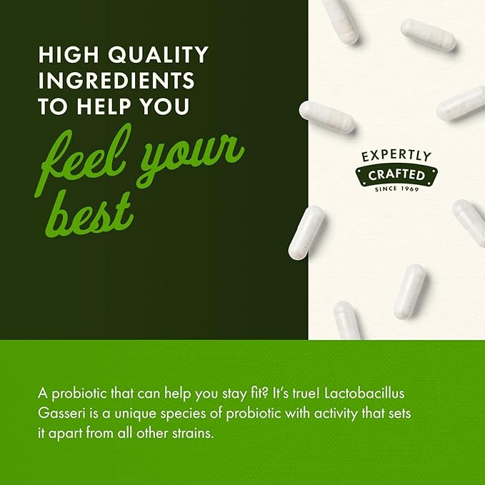 Swanson Lactobacillus Gasseri Probiotic for Adults Seeking Digestive and Metabolic Support with 3 Billion CFU - Acid-Resistant No Refrigeration (60 Vegan Capsules 3 Pack)