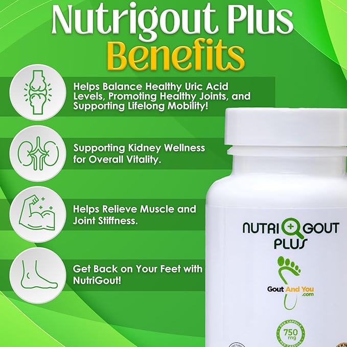 Gout and You NutriGout Plus Uric Acid Support and Tart Cherry Extract 3000 mg Bundle