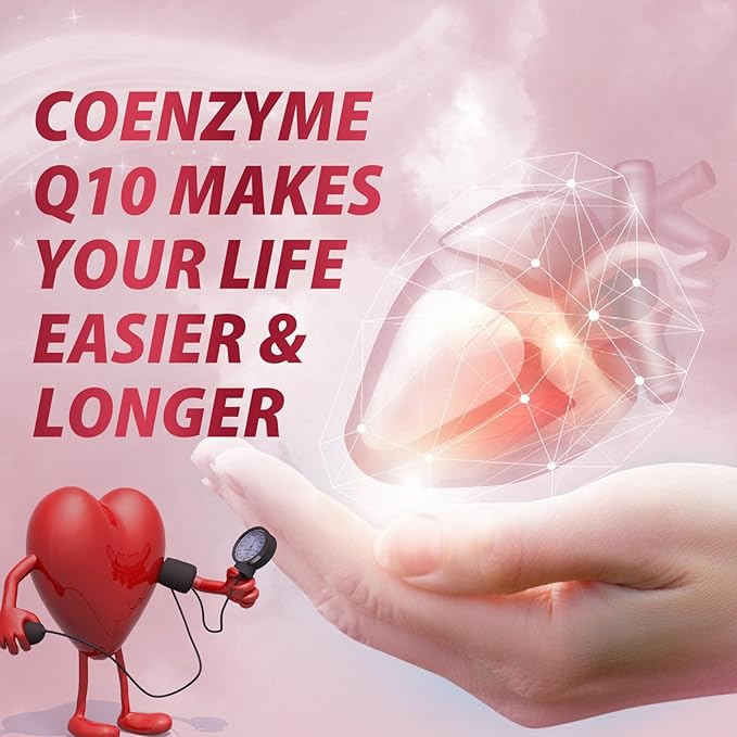 CoQ10-400mg-Softgels with PQQ BioPerine &amp Omega-3 Coenzyme Q10(Ubiquinone) Supplement for High-Absorption Powerful-Antioxidant Support Heart &amp Energy-Production 120 Servings