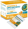 Lipo-Sachets Liposomal Vitamin D3-1000IU Per Serving for Immune System Support - High Absorption Vitamin D - GMO Free No Added Sugar - 30 Liposomal Liquid Vitamin D Packets