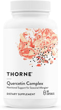 THORNE - Quercetin Complex - Antioxidant Supplement with Bromelain for Immune Health Respiratory Support &amp Seasonal Allergy Relief* - Third-Party Certified - Gluten Dairy &amp Soy-Free - 60 Cap