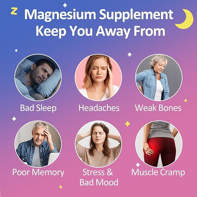 Magnesium Glycinate Gummies 400mg - Sugar Free Vegan Gummies for Adults &amp Kids with Vitamin D3 B6 C CoQ10 Collagen Zinc - Sleep Muscle Bone &amp Memory Support - 60 Raspberry Chewables / 2