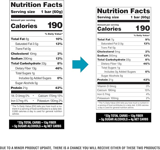 Quest Nutrition Cookies &amp Cream Protein Bars 21g Protein 1g Sugar 4g Net Carb High Fiber Gluten Free Keto Friendly 12 Count