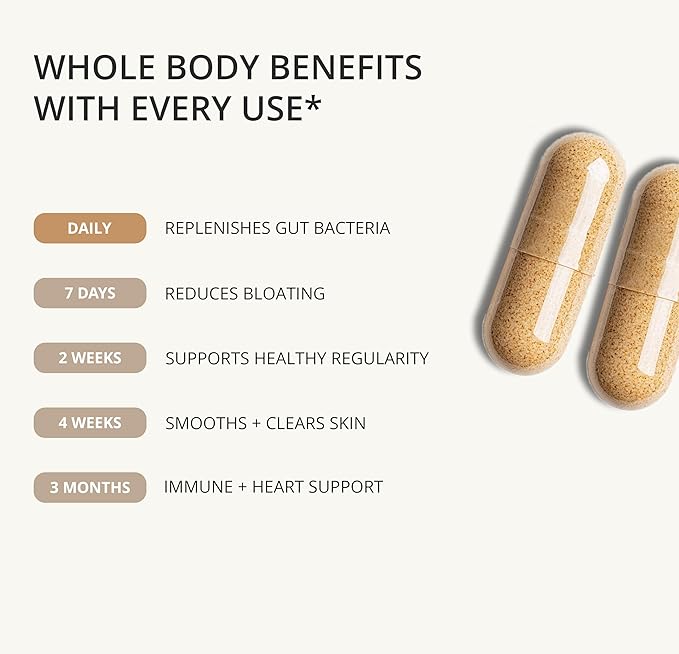 Akkermansia Muciniphila Probiotic – 1 Billion AFU with 390 mg Inulin Prebiotic Fiber – 60 Capsules 2-Month Supply – Gut Health &amp Metabolism Support Daily Probiotic for Men &amp Women