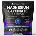 Magnesium Glycinate Complex 120 Vegan Capsules 9-in-1 Formula with 6 Advanced Forms Supports Muscle Performance Maximum Absorption