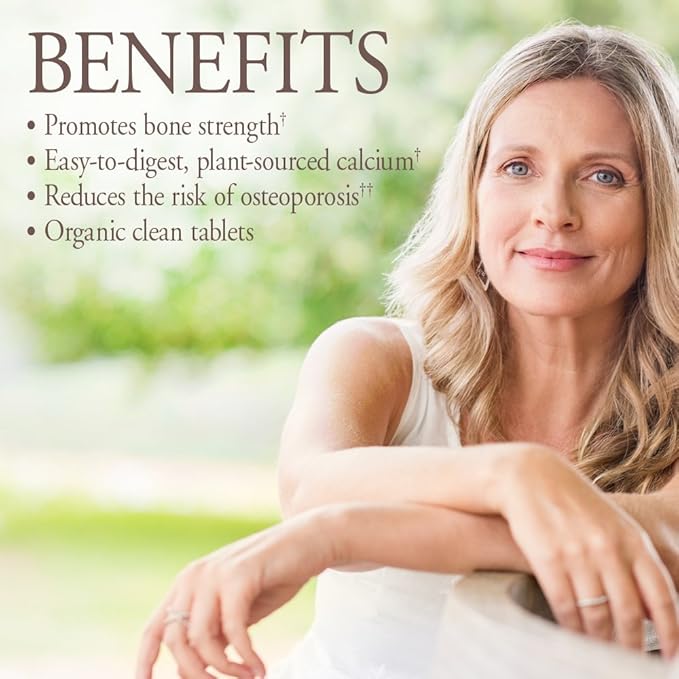 Garden of Life Calcium Supplement with Magnesium &amp Organic Vitamin D3 K2 Made from Whole Foods Gluten-Free 180 Count
