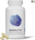 InfiniWell Senolytic Longevity Supplements - Optimize Cellular Aging Help Support Cognitive Function &amp Neurological Processing - with Resveratrol Pterostilbene &amp Quercetin (30 Capsules)