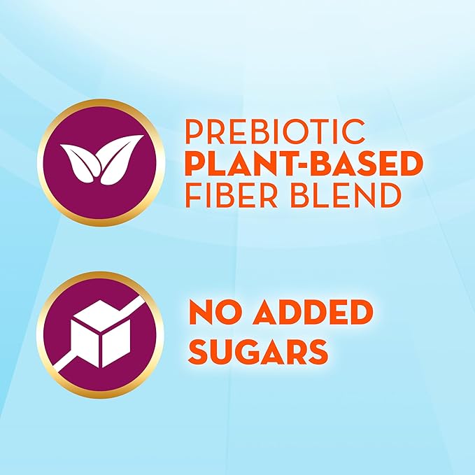 Metamucil Fiber Supplement Unflavored Clear Mixing Powder No Grit No Sugar Added Plant Based Prebiotic Fiber Supplement Blend for Daily Digestive Health 75 teaspoons