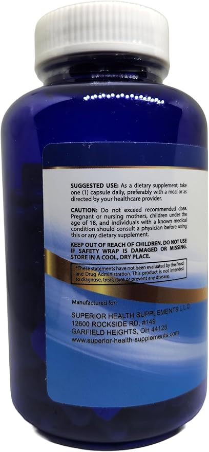 Quercetin 500mg Supplement - 200 Capsules - Quercetin Dihydrate