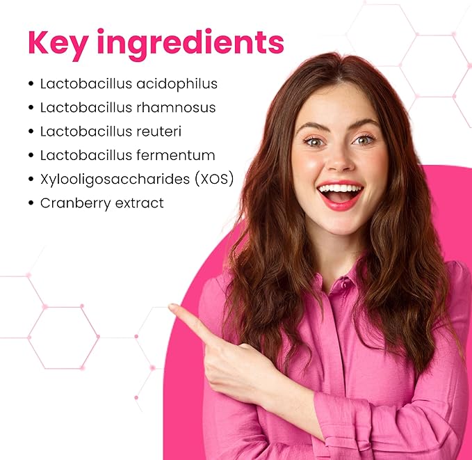 Mila Miamor ApHr-O-dYte Women’s Probiotic and Prebiotic with Cranberry - Gluten-Free Non-GMO Supplement for Feminine Health pH Balance Odor Control Urinary Tract - 60 Capsules