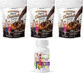 BariatricPal 90-Day Bariatric Vitamin Bundle (Multivitamin ONE 1 per Day! Capsule with 18mg Iron and Calcium Citrate Soft Chews 500mg with Probiotics - Belgian Chocolate Caramel)