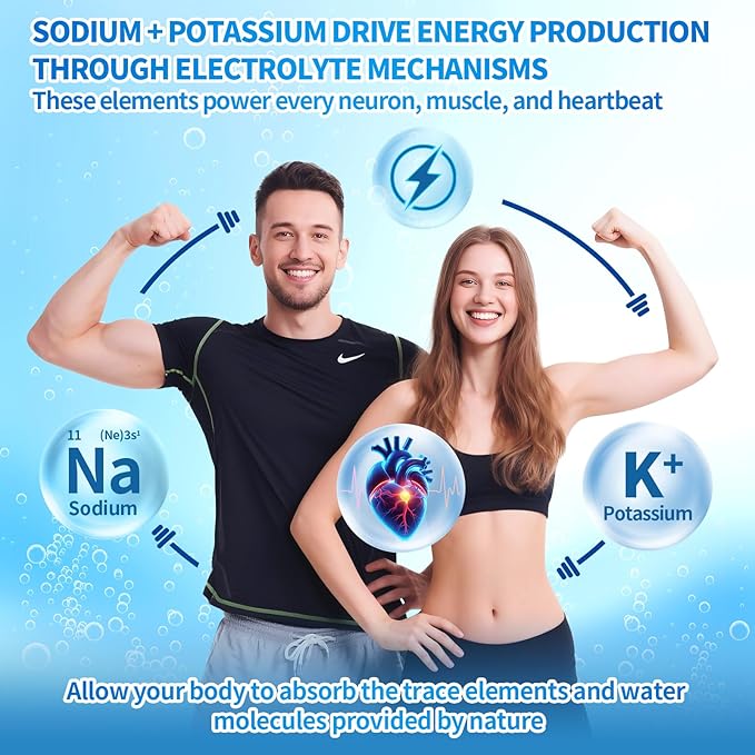 Magnesium Hydrogen Water Tablets Tablets for Drinking Water - H2 Molecular Tabs | Magnesium Pills Electrolytes Hydration Supplement to Support Healthy Aging &amp Energy Boost