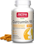 Jarrow Formulas Curcumin 95 Supplement - Turmeric Extract Supplement 500 mg for Antioxidant &amp Joint Support 120 Capsules