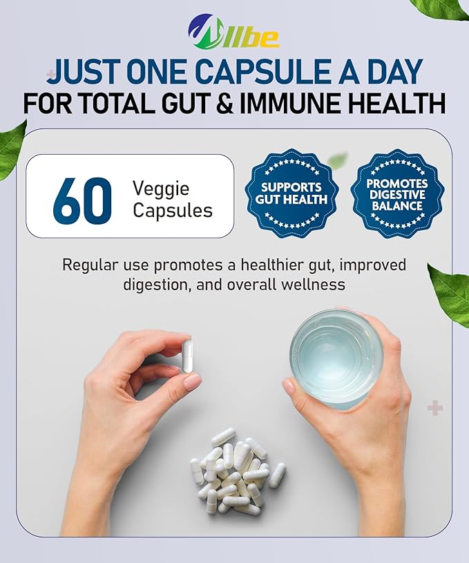 ProbioCan - Probiotic 50 Billion CFU (60 Servings) 11 Strains of Lactobacillus &amp Bifidobacteria Supports Digestive Health &amp Immune Function Probiotics for Women &amp Men - Pack of 1
