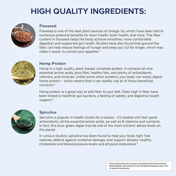 Gundry MD® Pro Plant Complete Shake™ High-Fiber Plant Protein Blend 20 Servings (Vanilla)