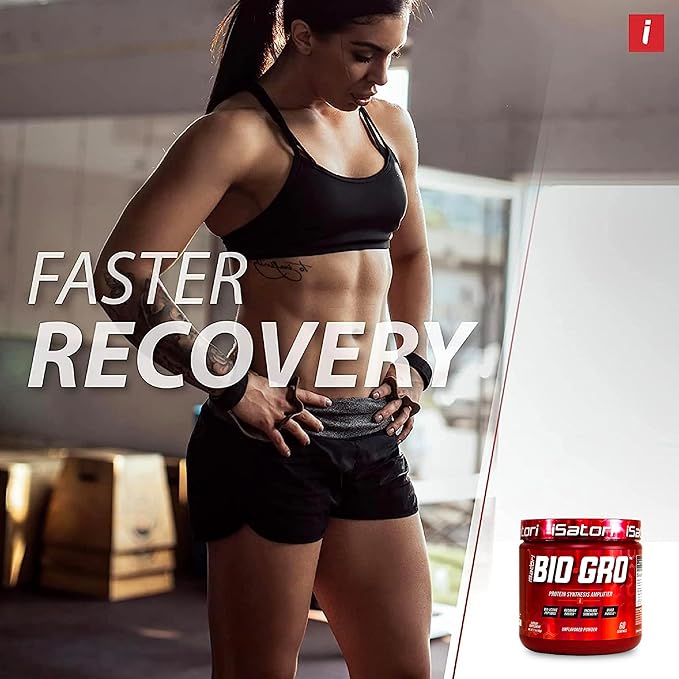 iSatori Bio-GRO Vanilla Ice Cream (60 Servings) &amp Bio-Active Whey Protein Powder Unflavored (30 Servings)