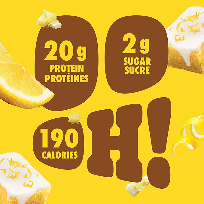 Pure Protein Bars Non-Gmo Lemon Cake Flavor Value Pack 50g 6 count Box Imported from Canada)