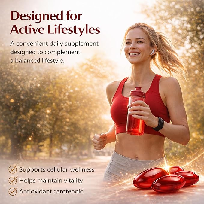 12mg Softgels – Antioxidant Support for Skin &amp Eye Wellness – 120 Softgels 4 Month Supply (1)