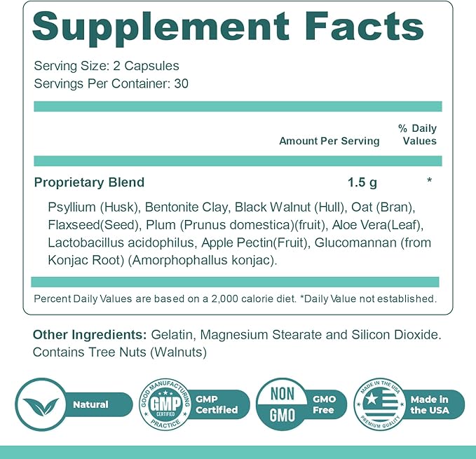 GutOptim Probiotic &amp Prebiotic Capsules | Pre and Probiotics for Synbiotic Gut Health &amp Bloating Relief for Women &amp Men | Enzyme with Probiotics for Digestive Health | Non-GMO 60 Ct 6 Mo