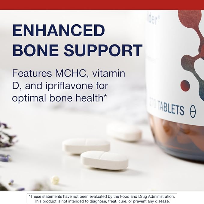 Metagenics Bone Builder Prime - MCHC Calcium Complex for Bone Density &amp Strength* - with Calcium Phosphorus Magnesium &amp Vitamin D* - Non‑GMO Gluten‑Free - 270 Tablets