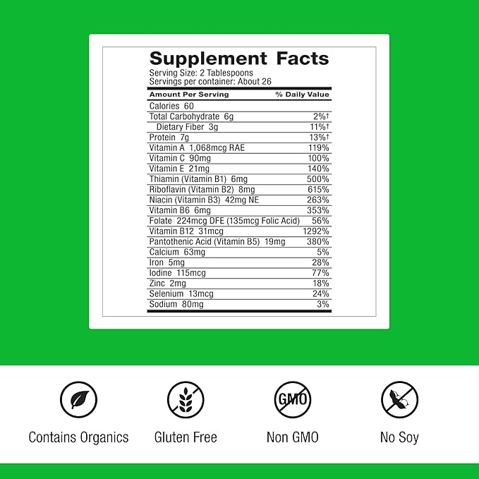 Dr. Schulze's SuperFood Plus - Everyday Superfood Supplement to Support Overall Wellness - Clean Quality Nutrition - Supports Metabolism &amp Daily Energy - Gluten-Free &amp Dairy-Free - 14 oz (2 P