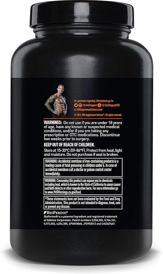 JYM Supplement Science Vita JYM Sports Multivitamin &amp Mineral SupportVitamin ACB6B12EKBoronBiotinPotassium 60 Tablets(Pack of 2)
